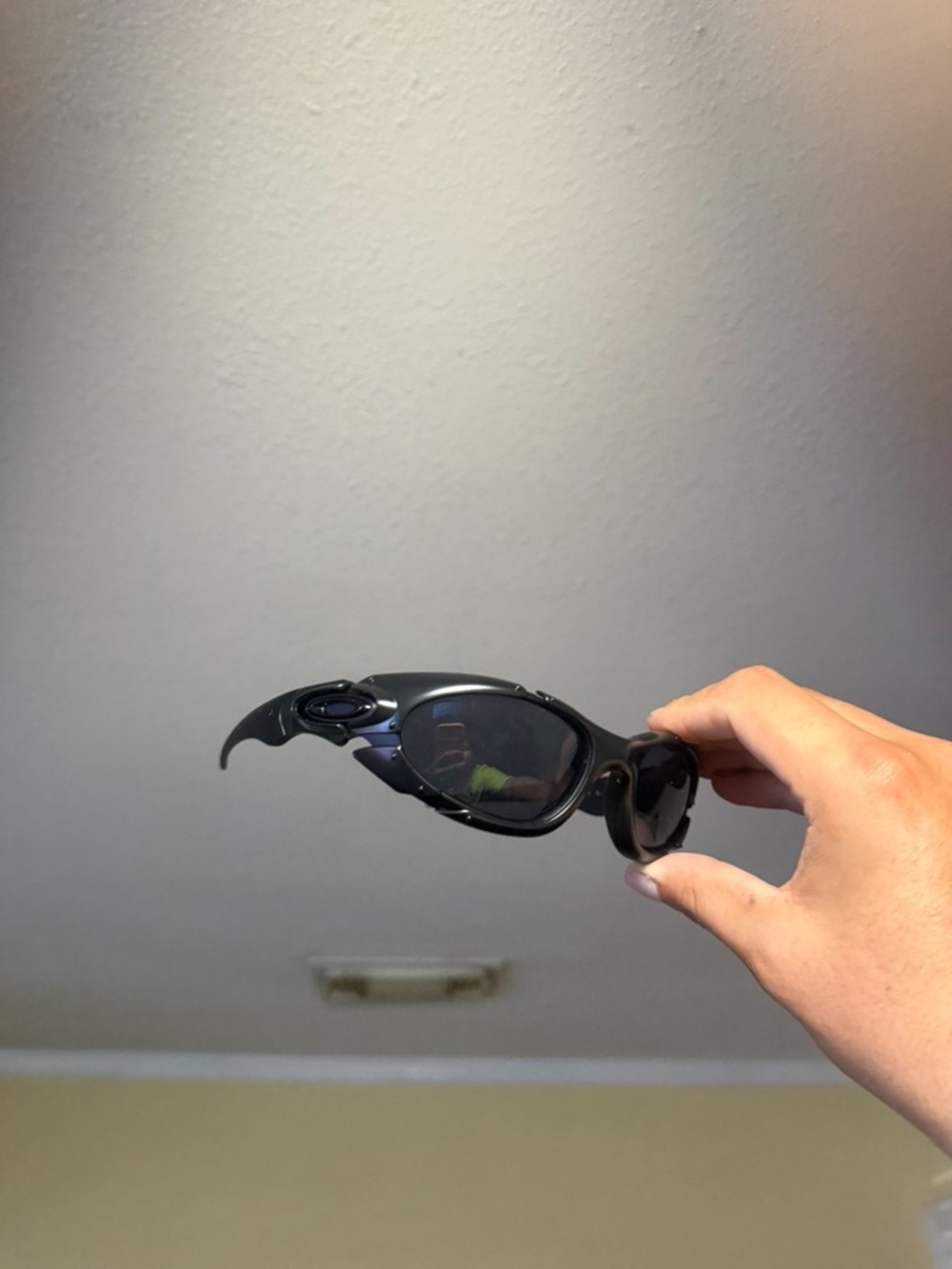 Men's Black Sport Sunglasses with Sculpted Frame Oakleys